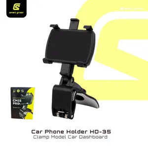 Holder Hp Mobil Jepit Dashboard Spion Original 360 Derajat Car Phone Bracket Holder Multifungsi HD35