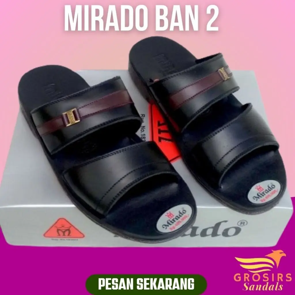 !!!PROMO!!! SANDAL KULIT ASLI MIRADO 564 CLASSIC SERIES/SANDAL KASUAL PRIA MIRADO ORIGINAL
