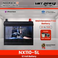 Gambar SMT Power Aki Mobil NX110-5L 12 Volt 70AH Baterai Kering Mobil Maintenance Free Battery dari INDORACK IT Networck Cabinet Kota Administrasi Jakarta Utara 1 Tokopedia