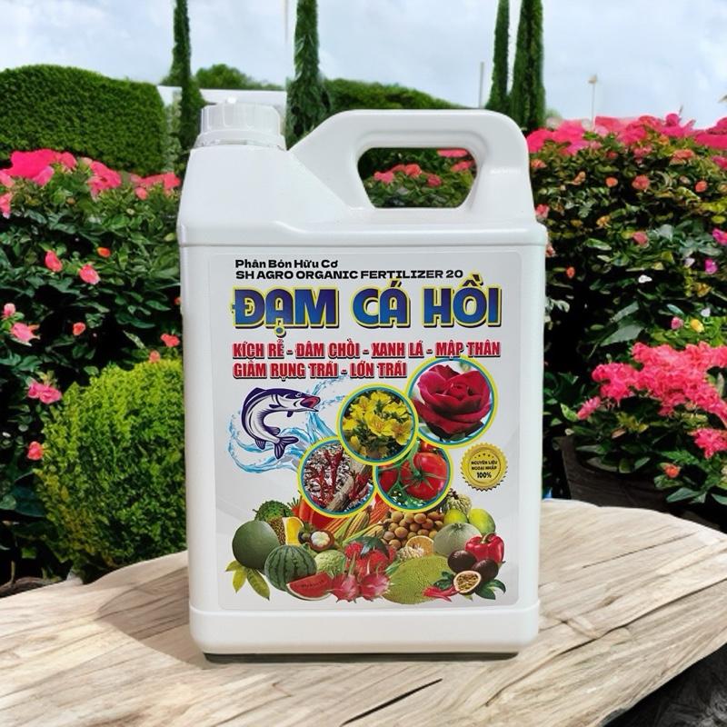 Phân bón hữu cơ Đạm Cá Hồi can 5 lít