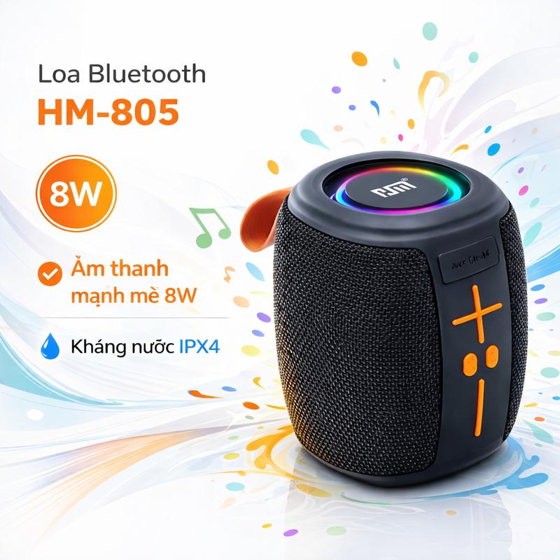 Loa Bluetooth HM-805 Không Dây Công Suất Khủng Âm Hay Bass Căng Âm Thanh Siêu…