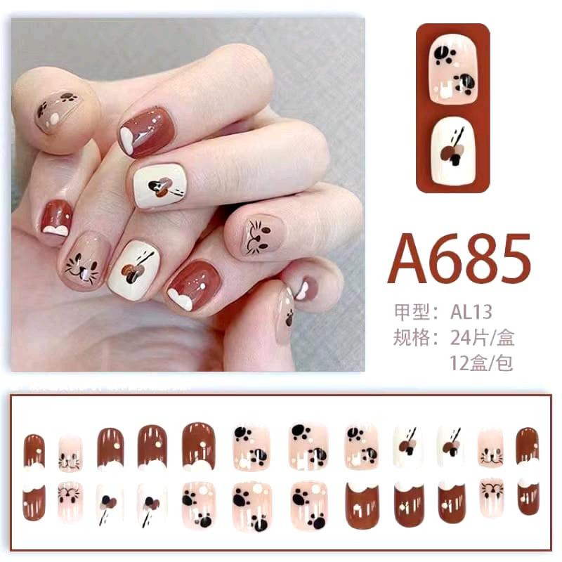 FAKE NAILS WISUDA ACARA UNDANGAN PRAKTIS (FREE LEM CAIR & LEM JELLY) 2