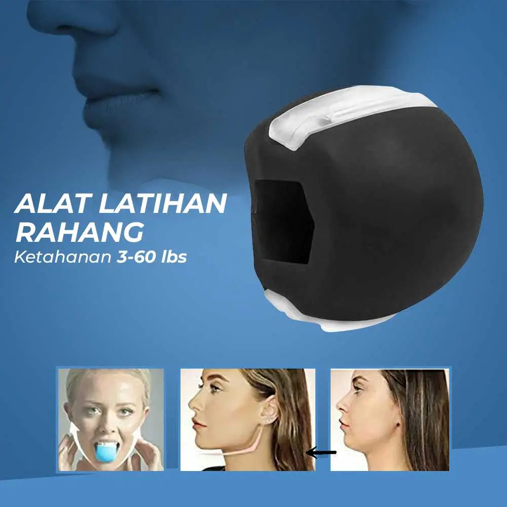 Alat Latihan Rahang Jaw Exercise Mewing Silicone Training Ball 3-60lbs - MBQ-001