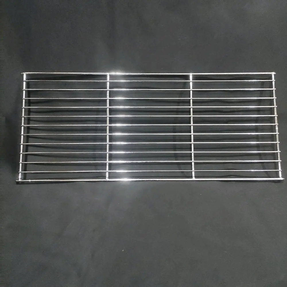 Grill Besi Stainless Jaring Pemanggang Sosis 4 Tungku Ukuran Panjang 53 Cm Dan Lebar 25 Cm Cocok Untuk Masak Sosis Kitchenware