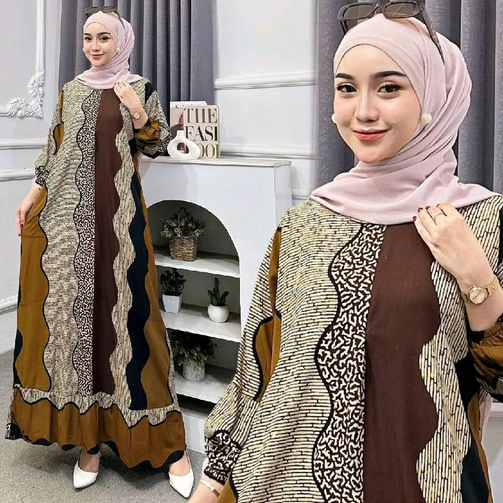 Sedress Gamis Rempel Eliana Resleting depan Tali Samping Rayon Premium Casual Wanita Motif Kekinian Sedress Gamis Rempel Eliana Resleting depan Tali Samping Rayon Premium Casual Wanita Motif Kekinian