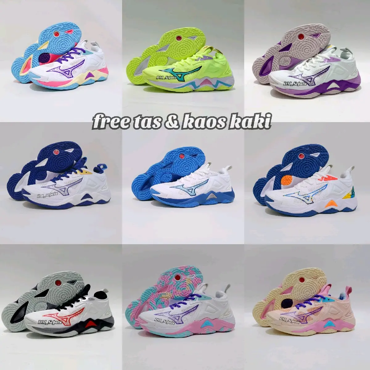 Sepatu Mizuno Momentum 3 Super Premium Sepatu Voli Badminton Women Sepatu Terbaru  Nyaman Berpori Cepat Kering Uniseks