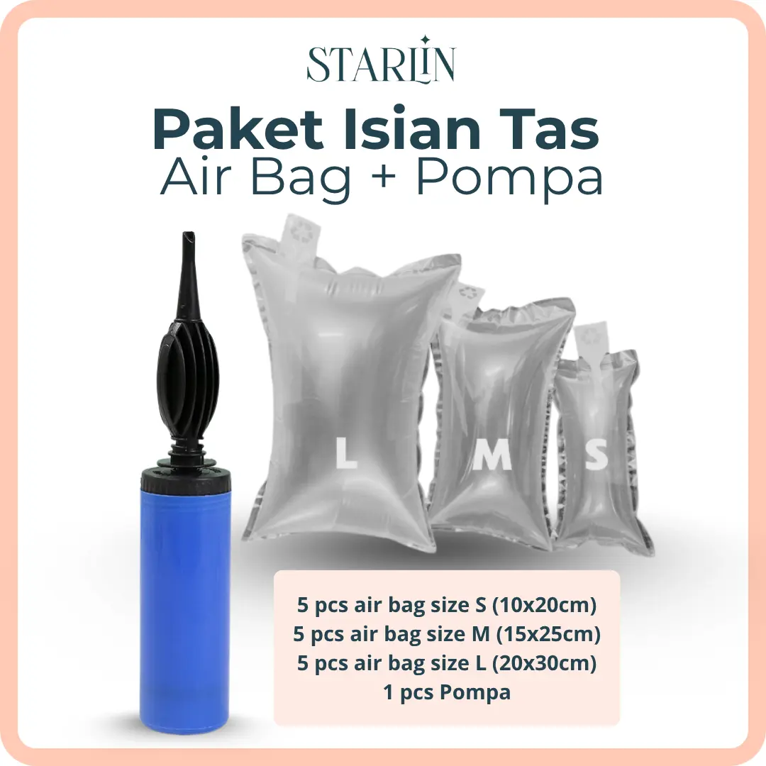Isian Penyangga Tas Air Bag – Bikin Tas Tetap Tegak & Rapi