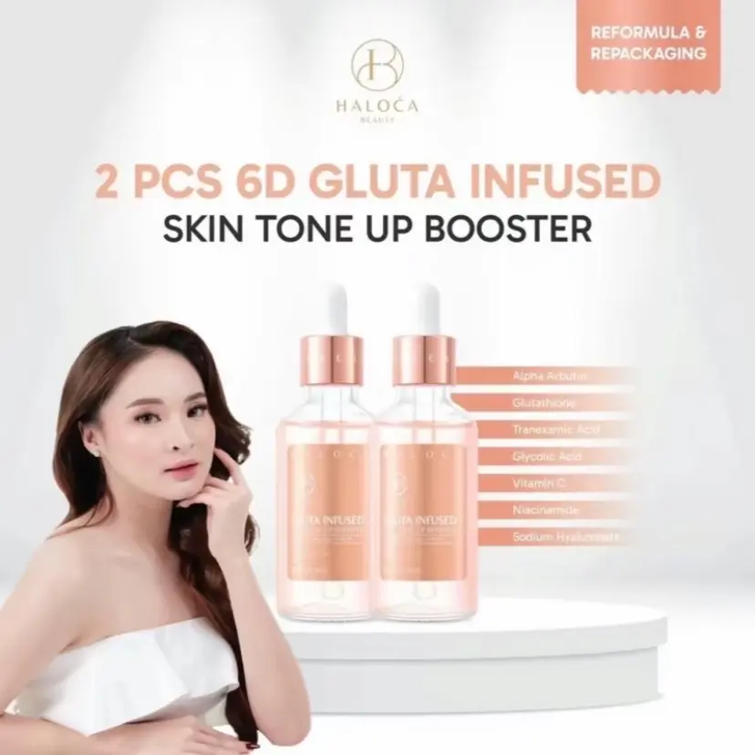 • HALOCA BEAUTY • 2Pcs GLUTA SKIN TONE UP BOOSTER