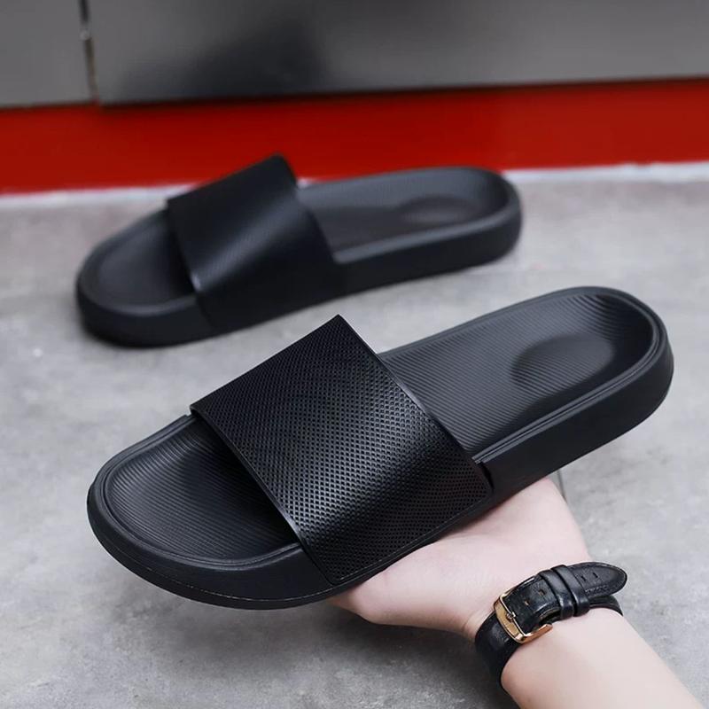 Sandal / Sendal Slip On / Slipper / Slide / Kokop / Pria / Laki laki / Cowok / Anak anak / Anti Licin / Empuk Nyaman / Kuat / Anti Licin / Jaring Polos Karet Shoes Selop Flat 0