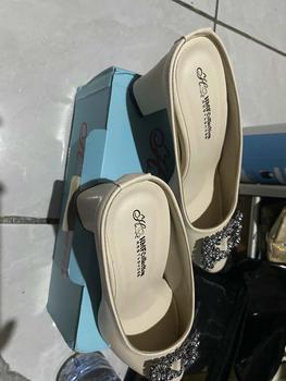 Product Review of HMF Yuiko High Heels Mules Wanita 7 cm AR08 from M**l 2