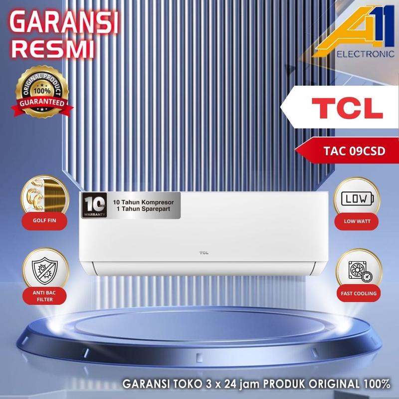 [CUCI GUDANG] AC TCL Split TAC 09CSD / Air Conditioner TAC 09CSD , 1 PK ...