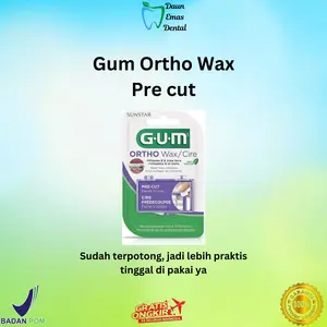 GUM ortho wax pre cut orthodontic lilin anti sariawan kawat gigi