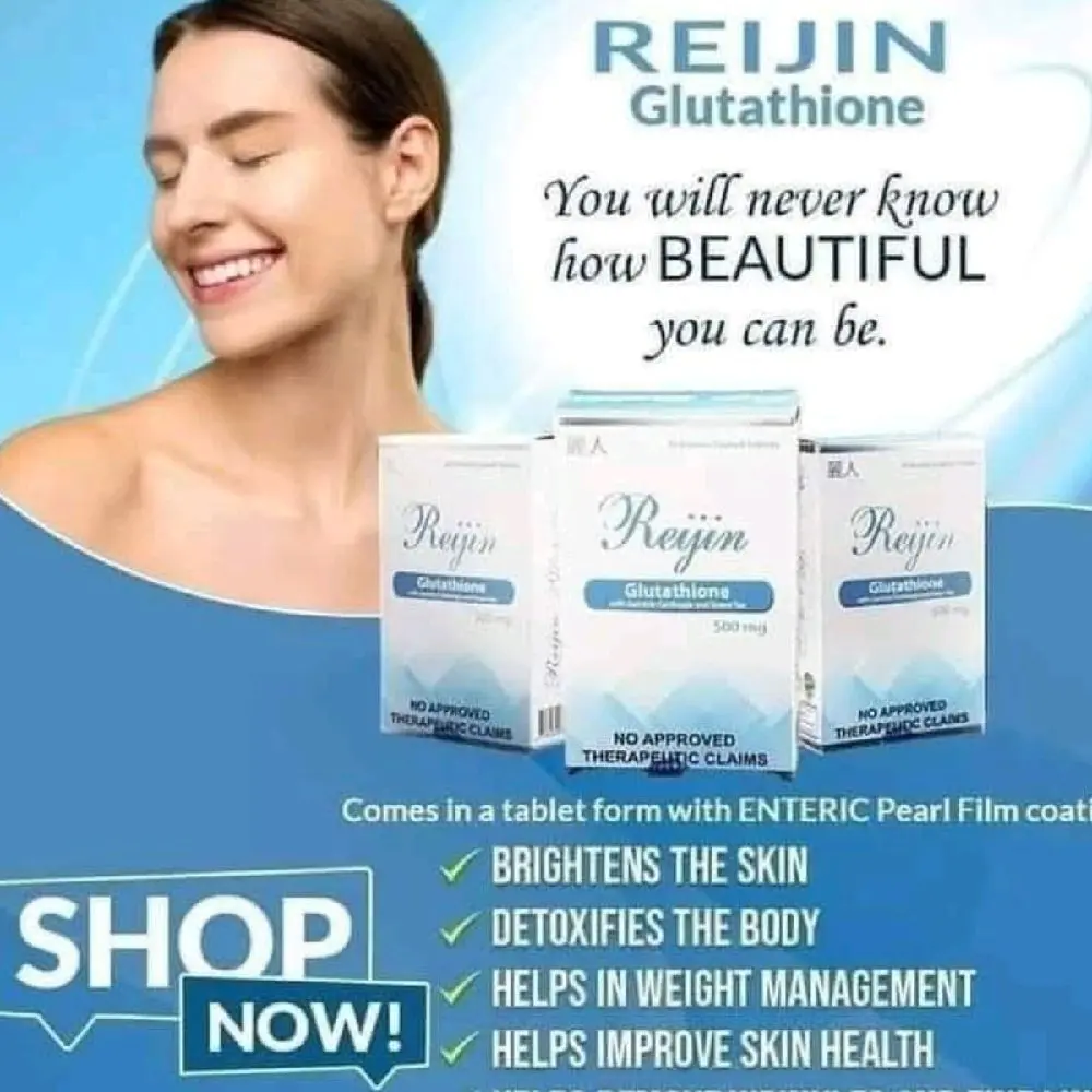 Reijin Glutathione (1 box 30 tablets ) with Garcinia Cambodia and green tea Supplement Healthcare 500 mg - TikTok Shop Philippines Reijin Glutathione (1 box 30 tablets ) with Garcinia Cambodia and green tea Supplement Healthcare 500 mg - TikTok Shop Philippines