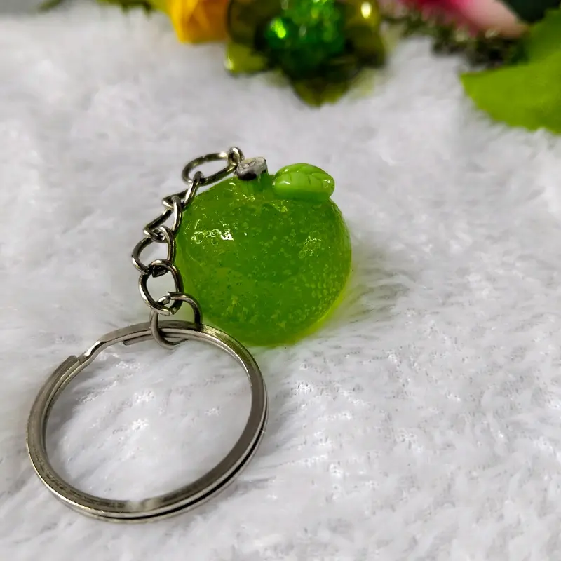 ganci buah buahan co saat dilive. ganci buah buah glow in the dark bisa menyala dikegelapan,bahan terbuat dari resin Toys Doll 1