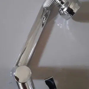 SUS 304 Kran Angsa Dapur Fleksibel 2 Mode Air Shower & Tersedia dua pilihan material: baja tahan karat dan plastik & Jet Kran Wastafel Kran Air Kran Cuci Piring Tembok Kran Shower 1/2 Inch