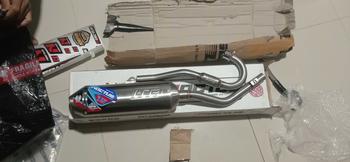 Product Review of NORIFUMI NOCTUS T5 & T4 Original Knalpot CRF 150 KLX 150 WR 155 Type STD & Bore Up Full Stainless Suara Ngebas Adem from @**l 0