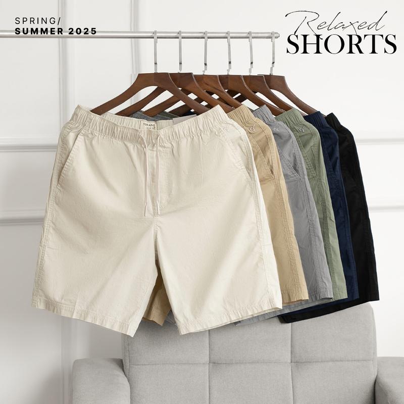 [TOP SALES]Quần Short kaki nam TORANO dáng basic, cạp chun, trẻ trung, đơn giản BK010 Menswear Có Túi Đen Tre quần  lửng