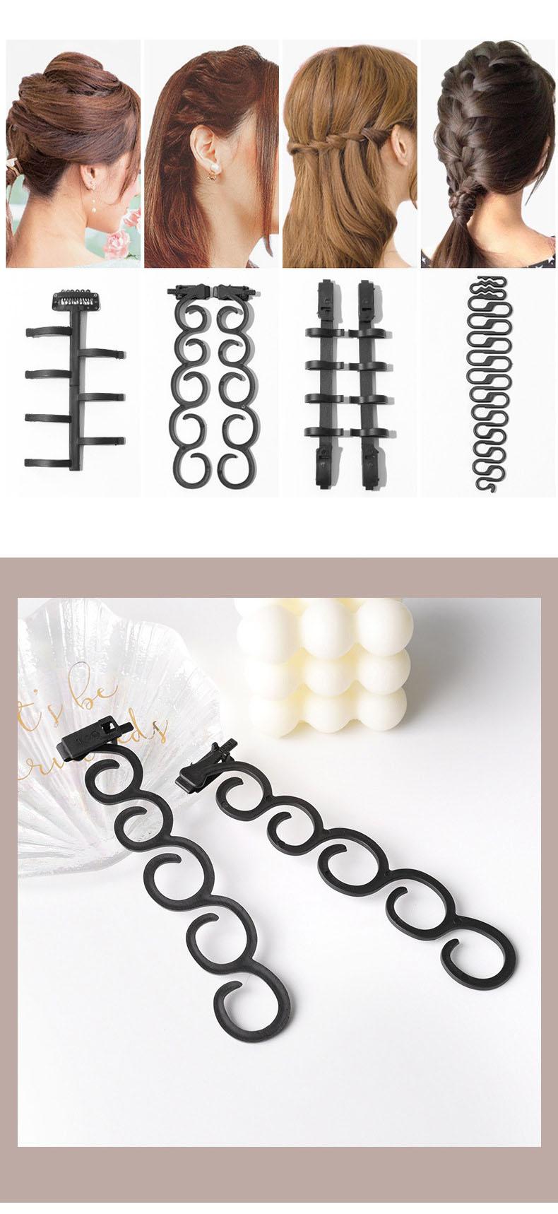 Product Introduction of Dụng Cụ Bện Tóc, Nhựa Pháp, Dụng Cụ Bện Tóc Cho Nữ Mới, Phụ Kiện Dễ Dàng, Dụng Cụ Tạo Thời Trang Tóc Xoắn Tóc, Thích Hợp Cho Salon Nữ, Dụng Cụ Tự Làm 32