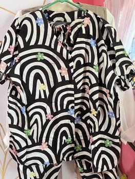 Product Review of [DasterHitsMalang] One Set Aira Celana Kulot Panjang 7/8 /One Set Kancing Depan/One Set Lengan Rempel/Setelan Wanita Baju Karet Katun Kerah Rayon Motif Atasan Busui Pendek Kotak from m**a 1