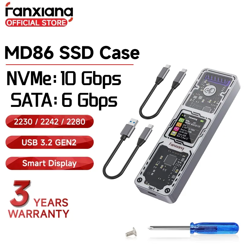 Fanxiang S880 PCIe 4.0 M.2 NVMe SSD 1TB 2TB 4TB For PS5 PC Laptop