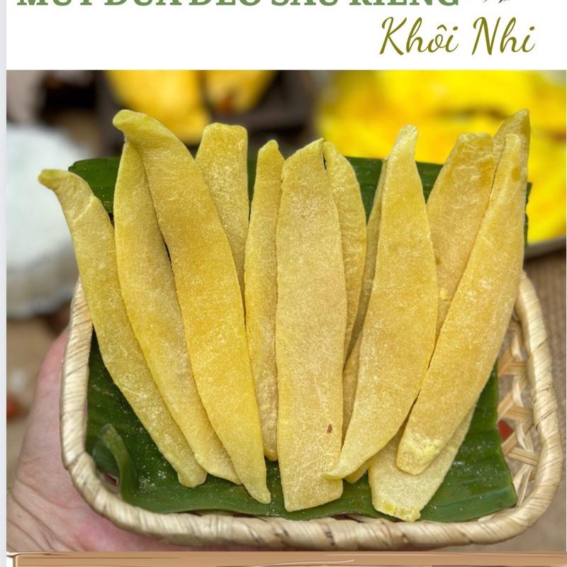  MỨT DỪA DẺO SẦU RIÊNG - Khôi Nhi Food  ít ngọt   nguyên c.hất sầu riêng  