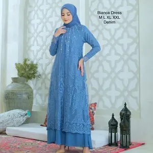 DRESS KEBAYA ~ GAMIS BIANCA PREMIUM by Jannahkebaya