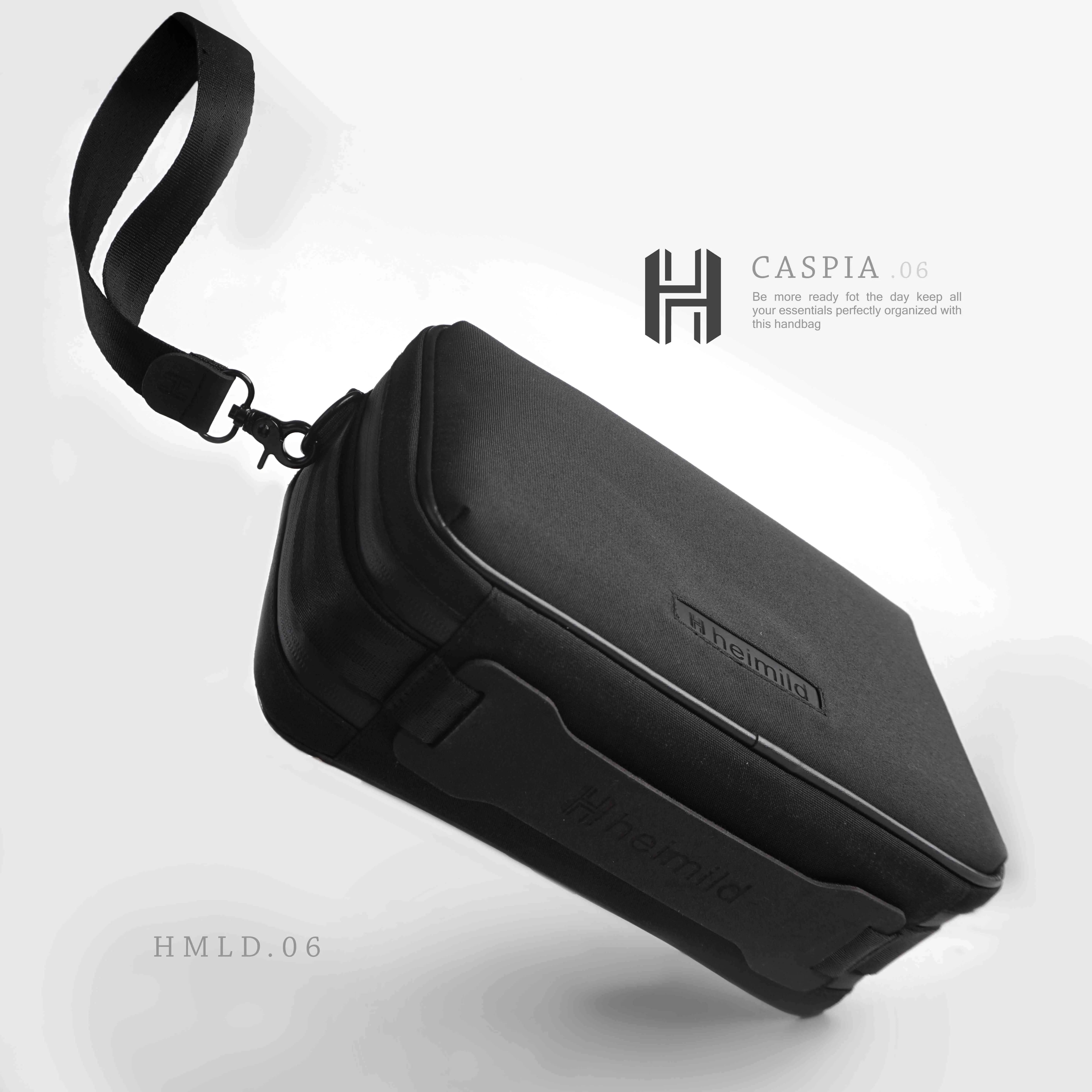 HEIMILD CASPIA HAND BAG | TAS SELEMPANG PRIA | TAS TANGAN PREMIUM | BAHAN FILAMENT ANTI BARA | WATERPROOF CLUTCH ORIGINAL