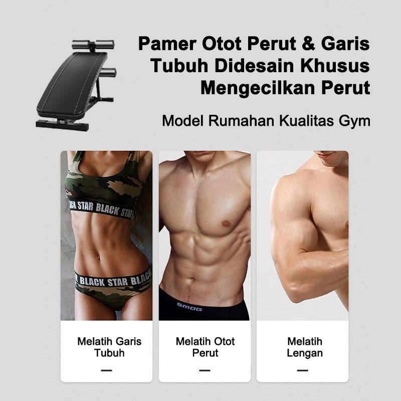 Bangku Sit Up Folding Multifungsi – Alat Fitness Perut, Bisa buat Sit Up, Back Up & Latihan Perut Lainnya, Cocok buat Gym Rumah Bangku Sit Up Folding Multifungsi – Alat Fitness Perut, Bisa buat Sit Up, Back Up & Latihan Perut Lainnya, Cocok buat Gym Rumah