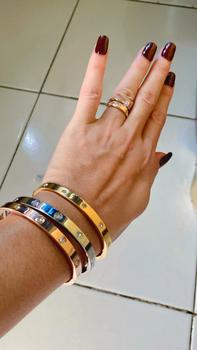 Product Review of [ELIORA] Gelang Titanium Wanita Anti Karat Permata Mewah Aksesoris Fashion Korea - 1090 from m** l**a 0