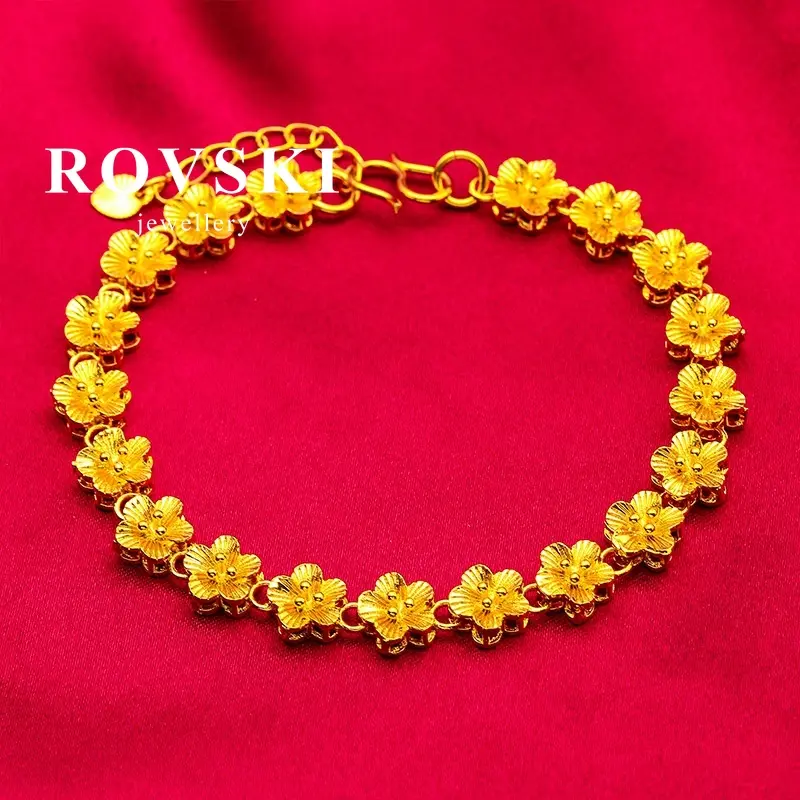 SS24 Jewelry Strawberry Bracelet Lady's Flower Bracelet Is Cheap And Can Be Wholesale