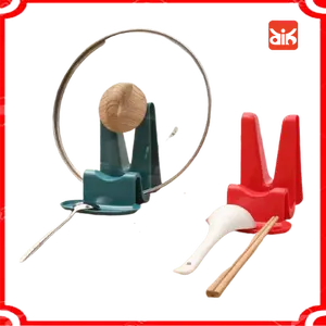 AIKOSIADOTCOM Holder Spatula Rak Sendok/Sumpit/Tutup Panci Tempat Tatakan Peralatan Masak Rak Dapur