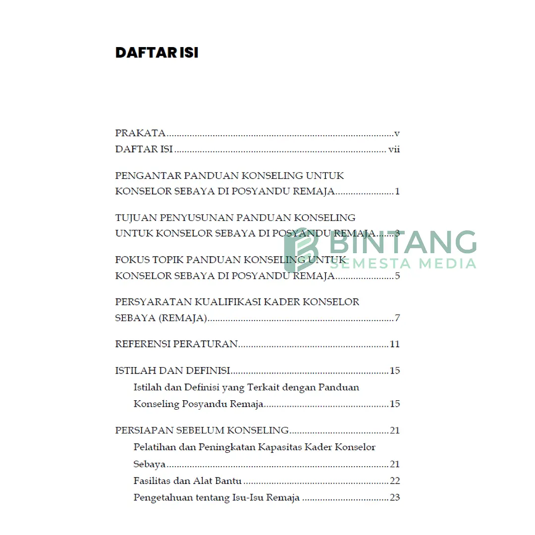 Panduan Konseling untuk Konselor Sebaya di Posyandu Remaja - Nurleila Jum’ati, S.Psi., M.M., M.Psi., Psikolog., dkk.