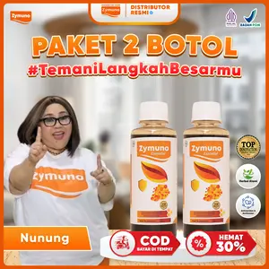 Madu Zymuno Asli Original Paket 2 Botol - 200ml/Botol - Bahan Alami, Organik, Halal & BPOM Herbal