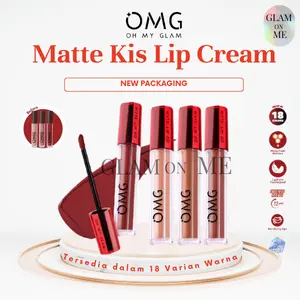 OMG OH MY GLAM Matte Kis Lip Cream 3.5g – Lip Cream Matte, Intens & Tahan Lama!