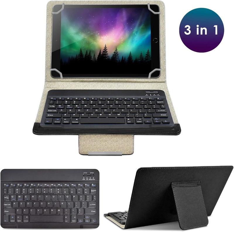 Case Keyboard For Advan Tab Sketsa 2 3 10.1" 2023 Advan 10 10,1 Inch Flipcase Leather Casing Cover Tablet Wireless Nirkabel Bluetooth Rechargeable Standing Bookcover Kesing Pelindung Kulit Anti Air 6