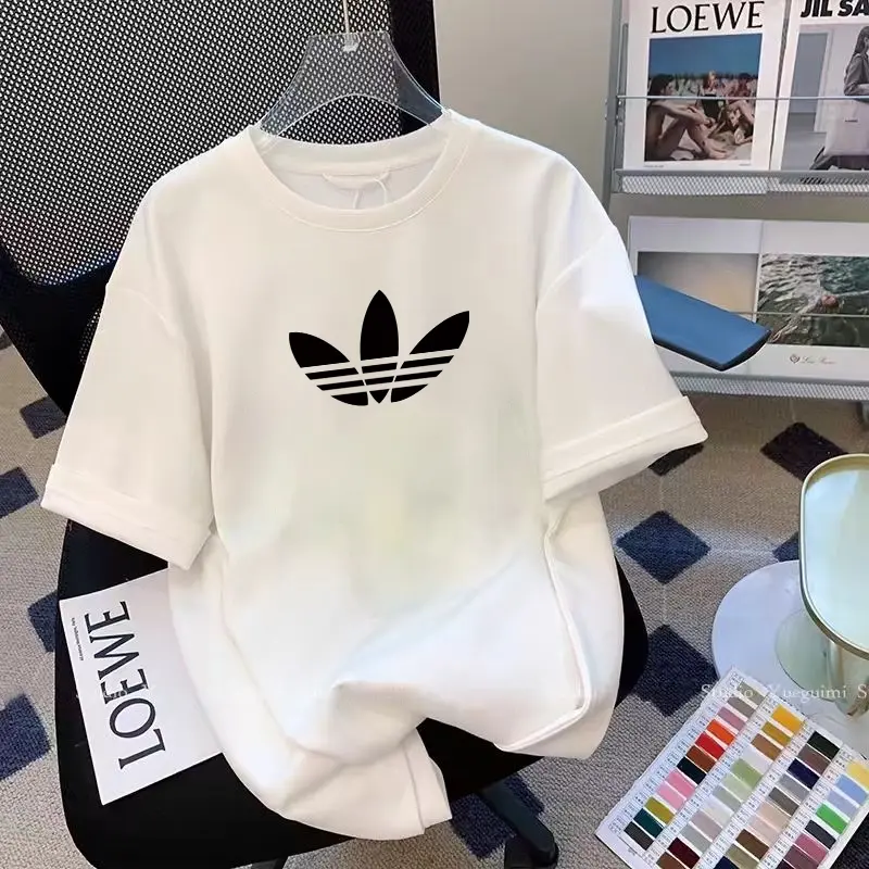 TT TOKO MODE baju pria oversize Kaos Pria Premium Tebal | T-Shirt Pria Oversize | Kaos Cowok Distro Original 100% | Baju Oversize Pria | Clover Trendy Fashion Printed T-shirt | Kaos Lengan Pendek Pria | Kaos Putih