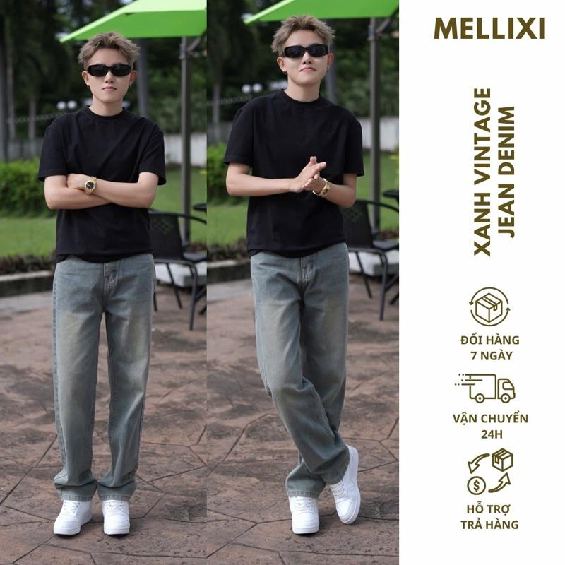 Quần Jean Ống Rộng Nam Nữ Unisex WASH 3 Màu phong cách hợp với nhiều người Menswear Pants Baggy