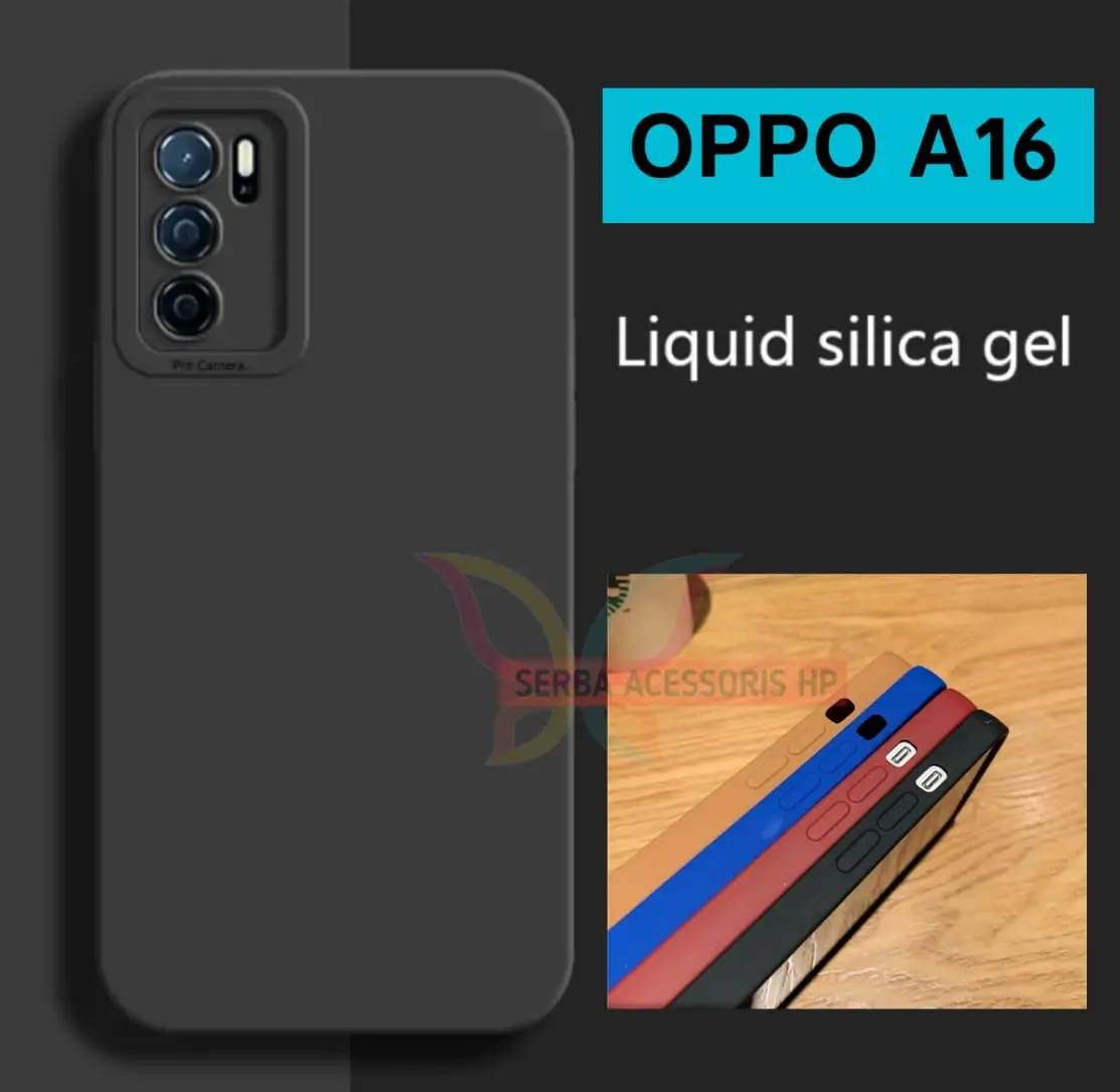 Case Macaron Pro Untuk Tipe OPPO A16 Softcase Polos Pelindung Camera