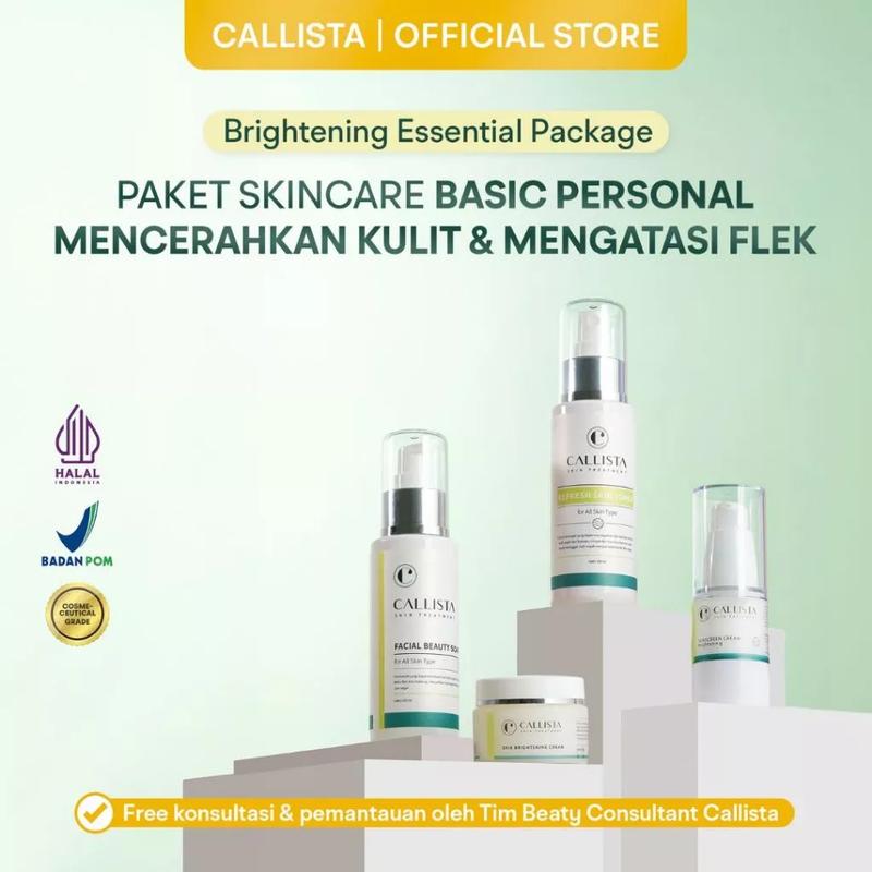 CALLISTA Brightening Essentials Package - Paket Basic untuk Mencerahkan 1