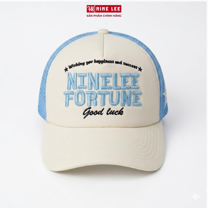 (HT09) Nón Lưỡi Trai NINE LEE FORTUNE EDITION - "Sky Blue"