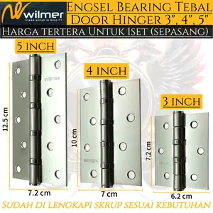 Engsel pintu tebal 3inch,4inch,5inch wilmer / engsel jendela / engsel pintu / door hinger