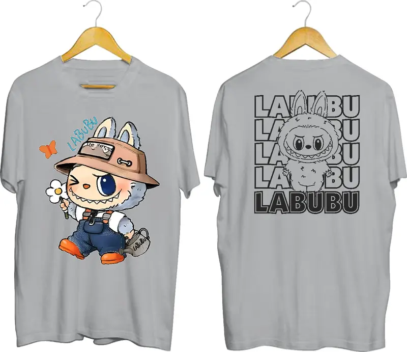 Kaos Atasan oblong cewe Lengan pendek Kaos oblong / Kaos Wanita Sablon Labubu / Kaos Oblong/ Baju Kaos Tshirt/ Tshirt wanita/ Tshirt cewek 6