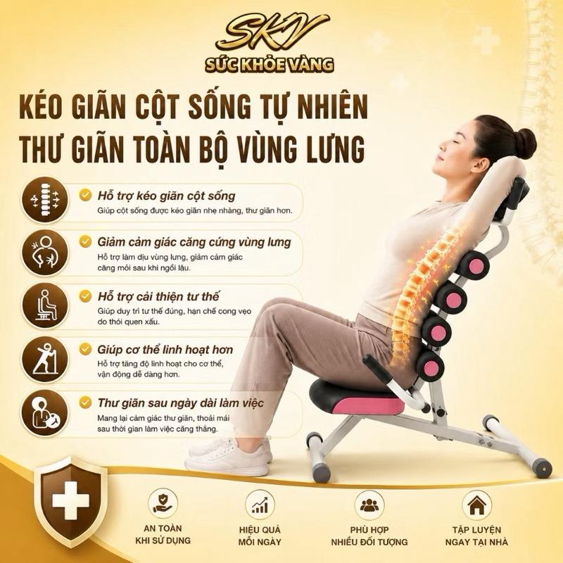 Ghế tập đau lưng xoay tập thể dục với con lăn xốp để rèn luyện sức mạnh cốt lõi…