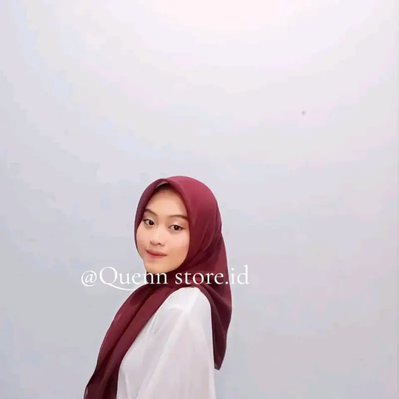 Bella square premium polos Jilbab Segi Empat 2