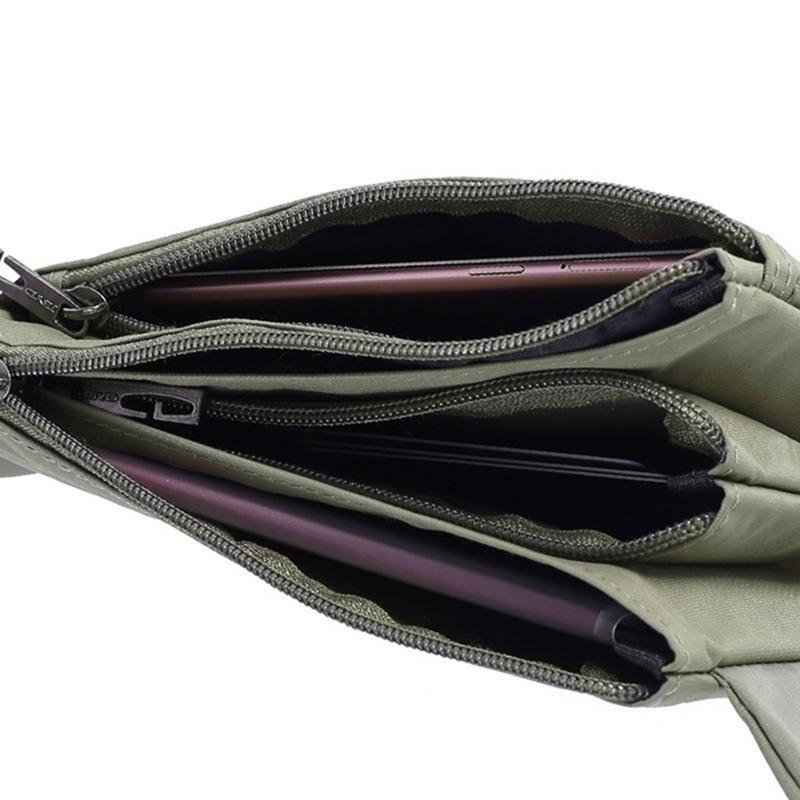 Men's and Women's Outdoor Sports Multi-functional Mobile Phone Fanny Pack, Overseas Travel Close-fitting Anti-theft Running Wallet 5