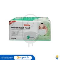 Gambar ONEMED 3PLY MASKER BEDAH KARET EARLOOP HIJAB BOX 50 PCS dari Apotek Sumber Wuni by GoApotik Kab. Malang 2 Tokopedia