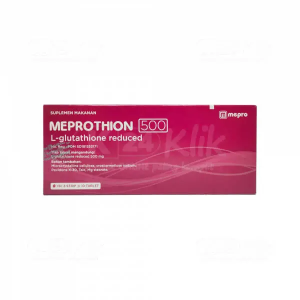 Meprothion 500mg Tablet (1 Strip Isi 10 Tablet) (per Strip)