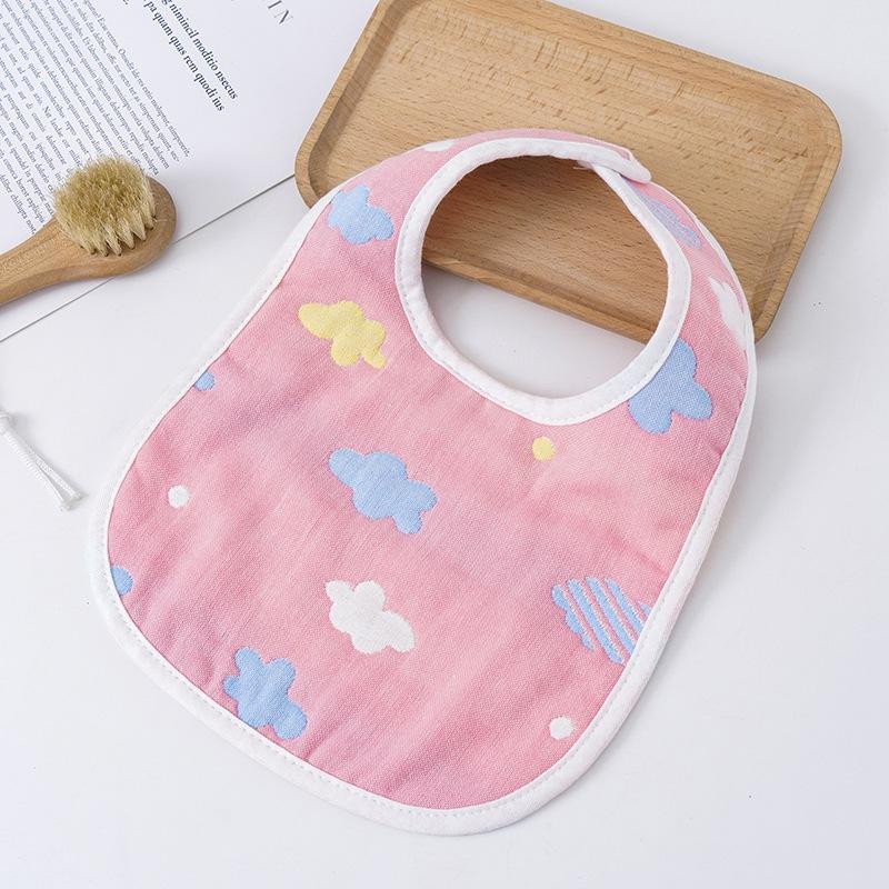 Product Introduction of Baby Washable U Shaped Bib Toddler Absorbent Soft Bib Gauze Saliva Towel 45