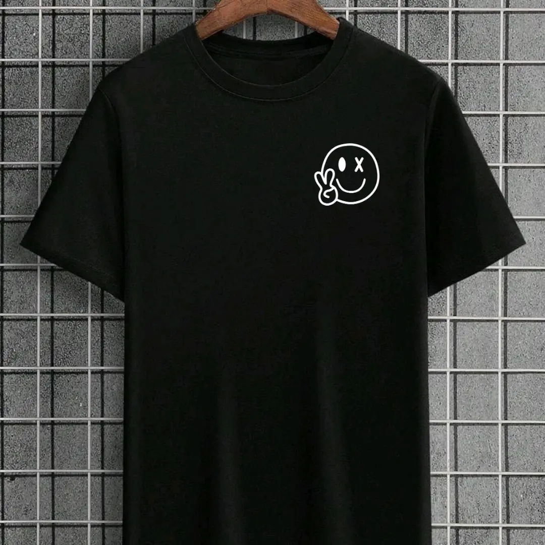 Kaos Distro Unisex Peace Baju Oblong Lengan Pendek Atasan Dewasa