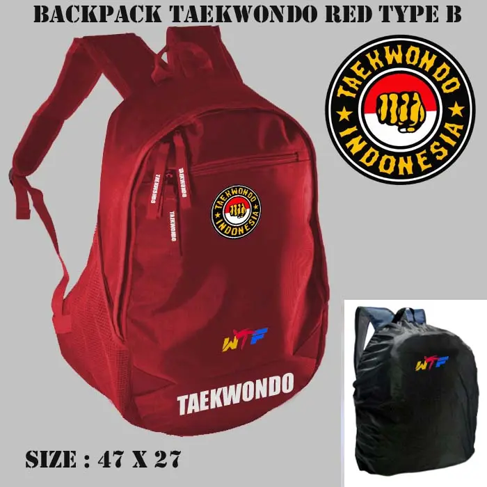 TAS TAEKWONDO - TAS RANSEL TAEKWONDO - BACKPACK TAEKWONDO - TAS SEKOLAH TAEKWONDO 4